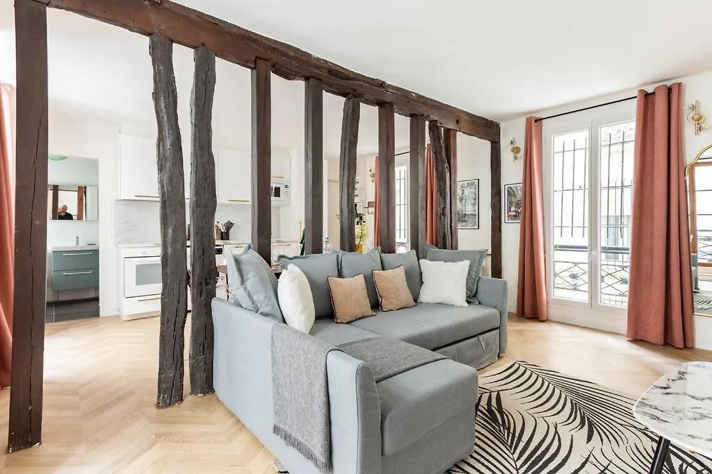 Apartment Sophiestay - Contemporary Apt- King Size Bed Paris