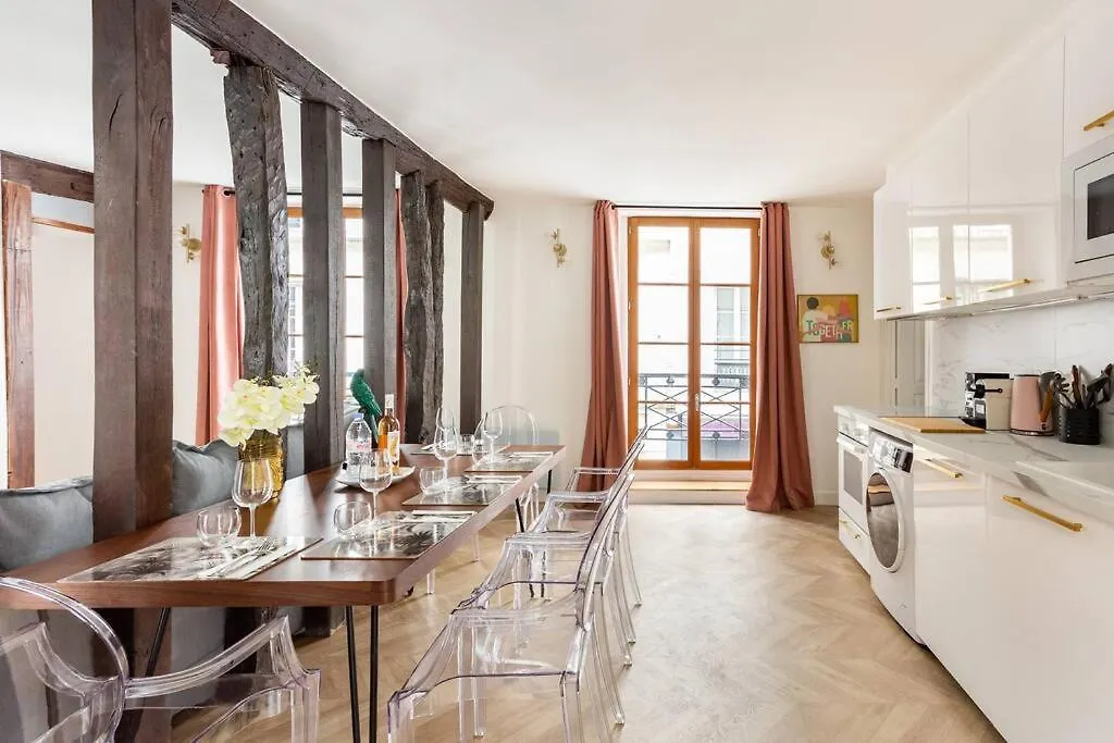 Apartment Sophiestay - Contemporary Apt- King Size Bed Paris