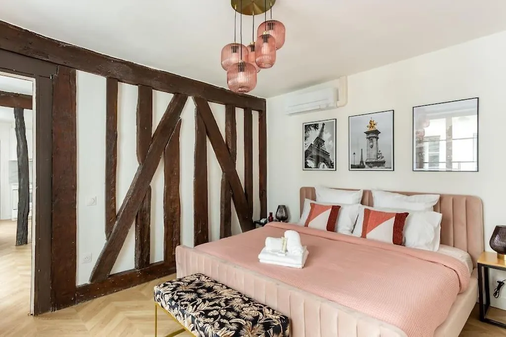 Sophiestay - Contemporary Apt- King Size Bed Paris 0*,